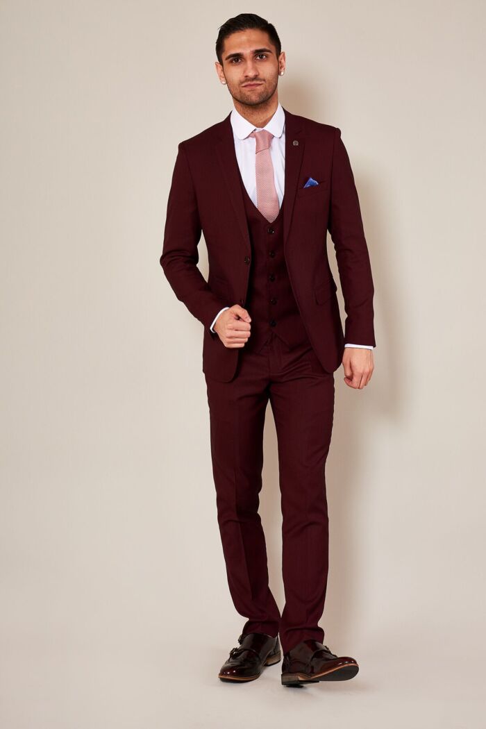 Marc Darcy - Danny Wine Three Piece Suit