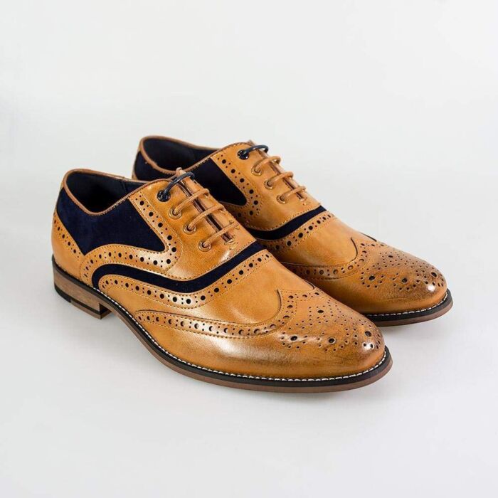 Cavani - Ethan Tan/Navy Shoes