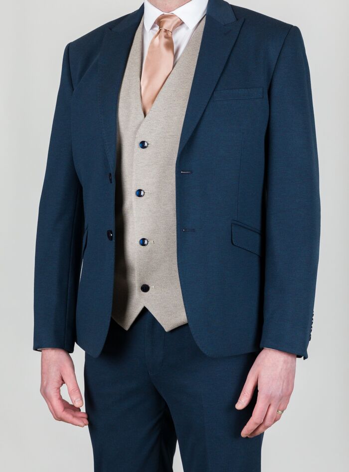 N78 Navy Three-Piece Suit - Image 2